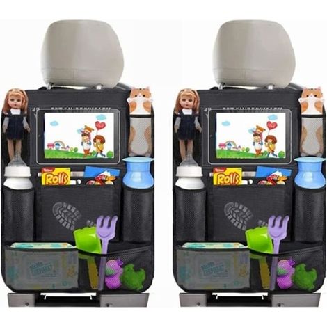 (Transparenter) Auto-Organizer – 2-teilig – Transparent – 600D Oxford – 10 Fächer – Wasserdicht (1/4)