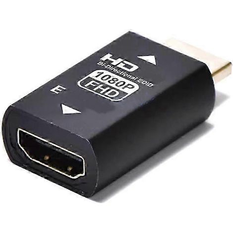 Compatible avec l'adaptateur d'annulation de transmission de l'émulateur EDID, peut être utilisé avec un distributeur vidéo HD 1080p. (1/5)