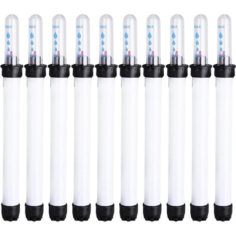 Indicateur de Niveau 10PCS 7,9 Pouces, Jauge D'Eau pour Plantes, Visible pour Plantes D'Intérieur, Niveau D'Eau (1/5)
