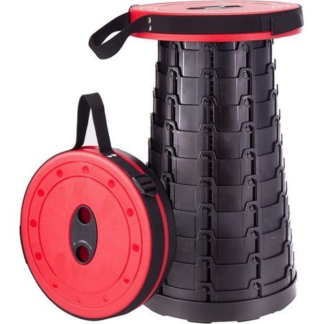 Klappbarer Outdoor-Hocker, Regenbogenhocker, tragbarer Warteschlangenhocker, leicht zu verstauen, höhenverstellbarer Hocker (1/5)