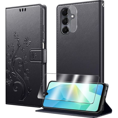 Coque pour Samsung Galaxy A17 Portefeuille avec 1 Verre Trempé (1/5)