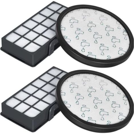 Vtizikl Filtres HEPA pour Rowenta X-Trem Power Cyclonic RO6984EA RO6941EA RO6963EA RO6921EA RO6971EA RO6993EA (Modèle RO69XX) Aspirateurs, Filtre de Rechange Accessoires ZR006001 (Lot de 2)