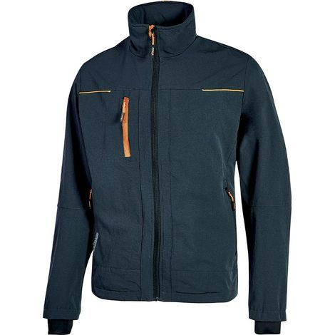 Chaqueta de trabajo de tela PLUTON - Azul 3XL (1/5)