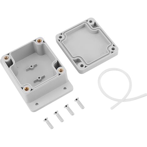IP65 ABS boîtier d'ingénierie électrique boîtier d'instrument étanche 200 120 75 mm boîte de jonction d'alimentation avec cosses fixes boîtier d'ingénierie (89 59 35mm) (1/5)