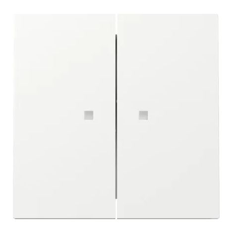 Gira Wippe 2f Kontrollf. Flächenschalter Reinweiß [363170], 3631 70