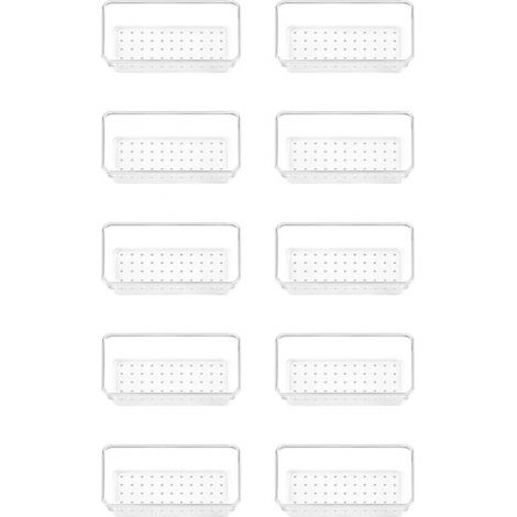 d'organisateurtiroir organisateur tablettes d'organisation pour chambresbureauxavec patin antidérapant 15,3x7,6x5,5cm 10 pcs 100 (1/5)