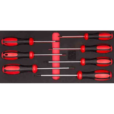 Jeu de tournevis RS PRO Standard Torx 7 pièces ( Prix pour 1 Jeu ) (1/2)