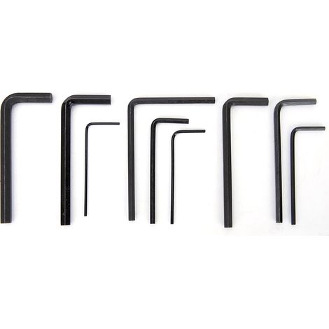 Jeu de clés Allen pour guitare 1.5 à 5.0mm et pouces, pour réglage chevalet et manche, outils d'accordage universels. (1/5)