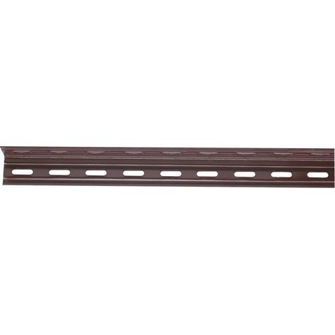 Profilo nervurato 40 x 40 mm marrone 2,50