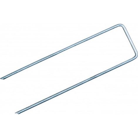 Lot de piquets pour couvre-sol Contenu du lot 50 piquets de 3 mm x 30 cm 50 piquets de 4 mm x 20 cm Galvanisés Extrémité pointue Usage professionnel (1/3)