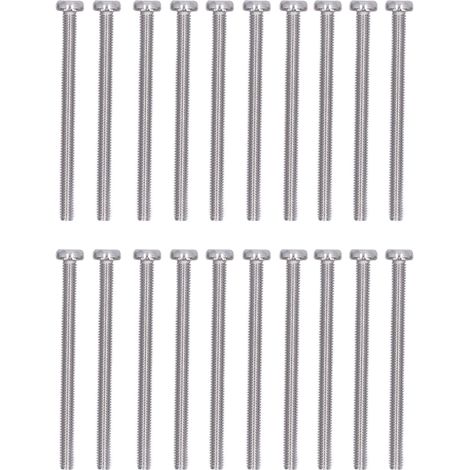 50 Stück Schlitzschrauben mit Zylinderkopf aus Edelstahl A2-70 für Präzisionsmaschinen und Haushalt M3M3x40 (1/5)