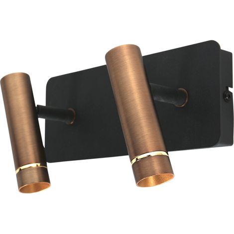 Mexlite - wandleuchte - Lumo - bronze - metall - bettlampe - LED (1/3)