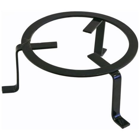 Treppiedi Portalegna Per Camino In Acciaio Piatto 35x15 Cm Tondo Peso Kg 1,85 (1/3)