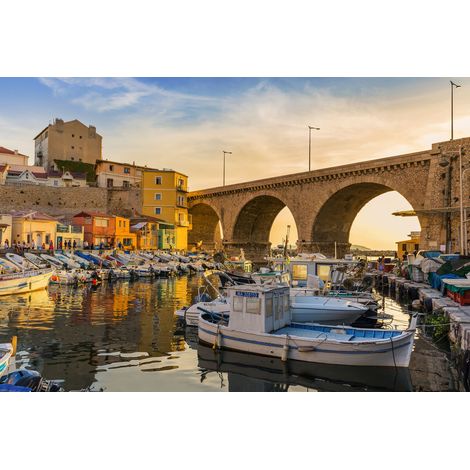 Tableau sur toile pont de la fausse monnaie 30x45 cm - Impression sur Toile Murale Décorative - Image imprimée en HD sur Toile - Toile sur Châssis en Bois FSC - Fabriqué en France (1/4)