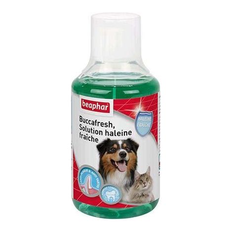 Solution haleine fraîche Buccafresh Désignation : Solution buvable 250 ml Beaphar 15500 (1/3)