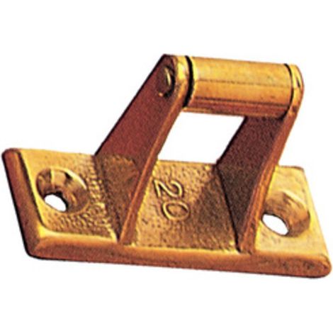 50PZ CAVALLOTTI CON 2 VITI ORO BRONZATO DA 25 (1/2)