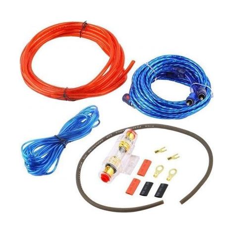 Kit cavi audio RCA installazione amplificatore auto cablaggio subwoofer 5M A68G