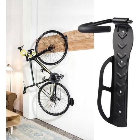 Crochet mural pour vélo - Charge jusqu'à 30 kg - Support de suspension portable - Crochet de rangement vélo - Avec matériel de montage (1/5)
