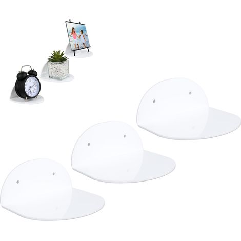 Support mural pour enceinte connectée 0173AI, support pour babyphone, support mural pour petite enceinte-réveil, blanc (1/5)