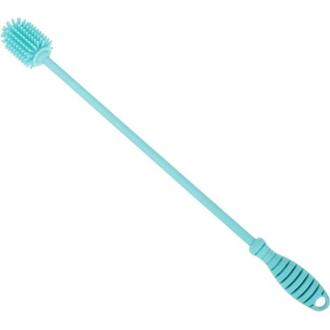 Brosse Nettoyage Biberon Manche Long Pot Alimentaire Recoins Efficacement sans Casser (1/5)