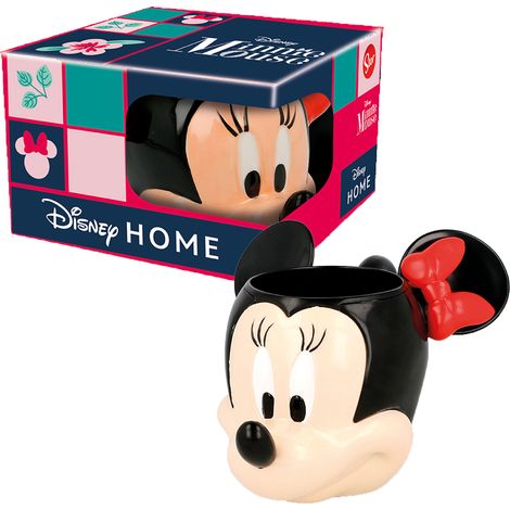 TAZA CERÁMICA 3D 360ML. MINNIE
