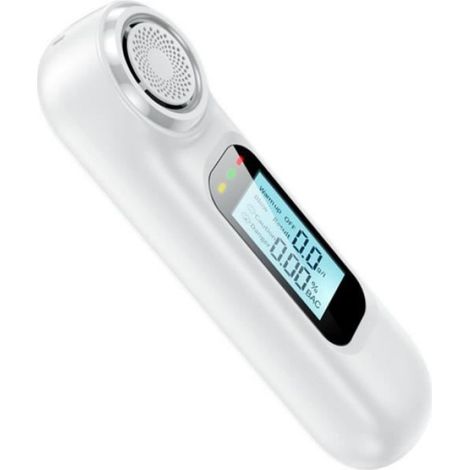 Ethylotest - Testeur Alcool Numérique LCD - Capteur Semi-Conducteur - Précision 0,00 à 0,19 % - Batterie Rechargeable - 1 Pièce (1/4)