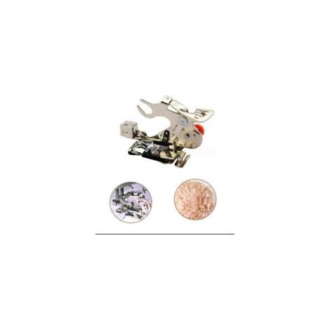 Piedino per pieghe per macchine da cucire, compatibile con macchine da cucire a gamba bassa di marche come Singer, Brother, Babylock, Viking, Janome e Kenmore, per creare pieghe - Crezuo