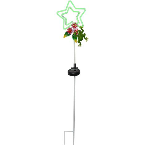LED-Solarstab "Linny", Stern, Flat-Neon-LED, (1/5)