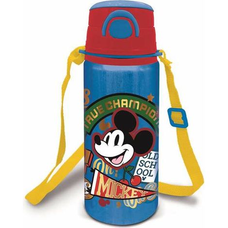 Botella de Agua Mickey Mouse True Champions Aluminio 730 ml