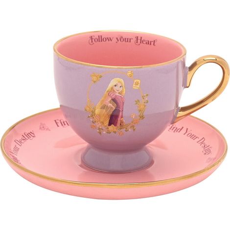 Taza te y platillo Rapunzel Princesas Disney