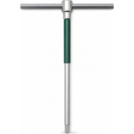 Clé mâle hexagonale en T coulissante longue 6 mm (1/5)