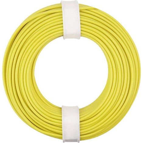 150-013 Fil de câblage 1 x 0.50 mm² jaune 10 m S635092