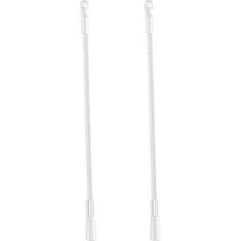 de 2 tringles à rideaux inclinables en alliage d aluminium (1/5)