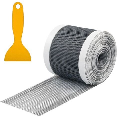 Einweg-Duschablauf-Netzaufkleber, 120 mm x 4 m, Haarfang für Duschablaufabdeckung, für alle Längen geeignet, mit Entfernungswerkzeug