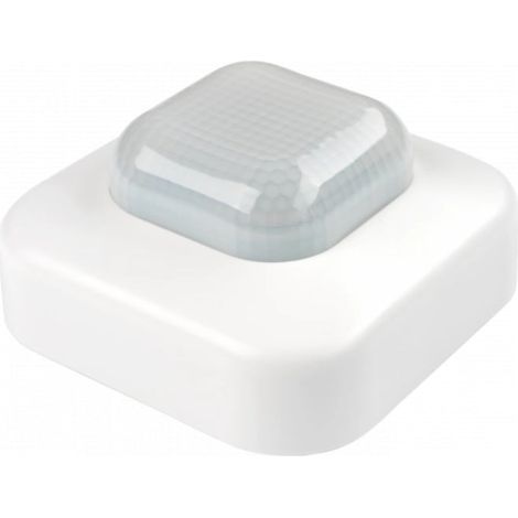 Détecteur de mouvement Carré IP20 Blanc 20m 360° 220V - SILUMEN (1/3)