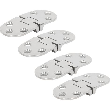 Ensemble de charnières de porte avec trous de fixation, acier inoxydable 316, charnières de remplacement pour bateaux, yachts et camping-cars (1/5)