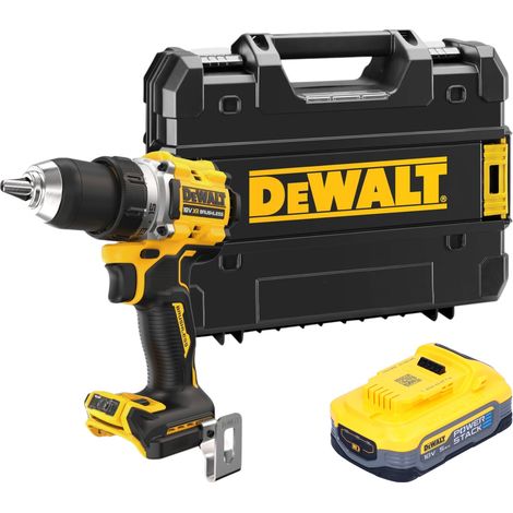 DeWalt DCD 800 NT Akku Bohrschrauber 18 V 90 Nm Brushless + 1x Powerstack Akku 5,0 Ah + TSTAK - ohne Ladegerät (1/5)