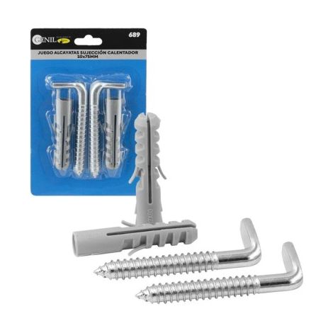 Set di ganci per riscaldatore - 10x75mm, LOGUI (1/5)