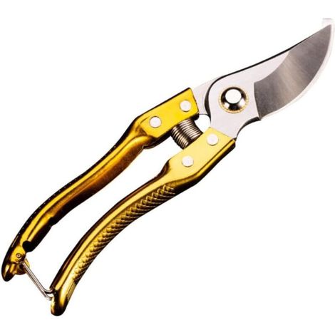 Garden shears, high-strength steel pruner, practical and safe tool for fruit trees, robust and secure locking mechanism - AquaForge (1/5)