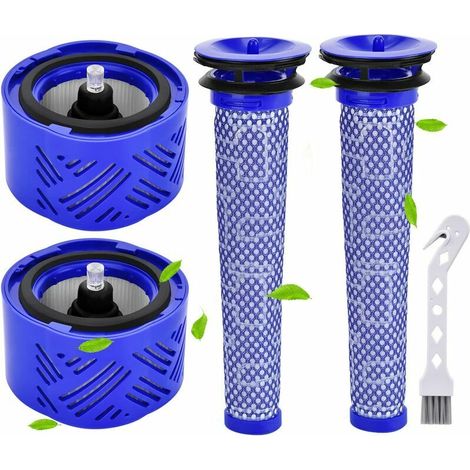 Filters for Dyson V6 Absolute Vacuum Cleaner Replacement Filters, 2 Post-Filters and 2 Pre-Filters (1/2)