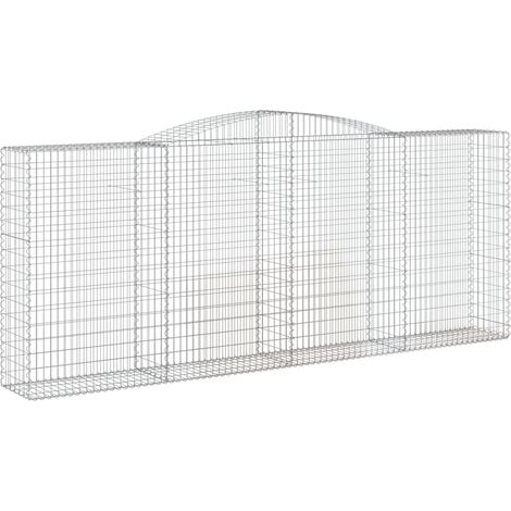 Maison Exclusive - Gabione mit Hochbogen 400x50x160/180 cm Verzin