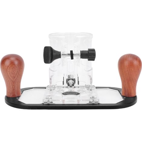 GARRYFIZH Base défonceuse 65mm accessoires fraisage transparent noir (1/5)