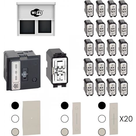Bticino Kit gestione tapparelle Centralizzato APP Wireless Living Now - K2010KITN nr.20 Tapparelle