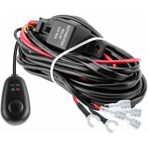 Phare de Travail LED 12V 300W Câblage à barres led Projecteur LED Voiture 12v Etanche IP67 Spot Flood Feux Antibrouillard LED 27,000lm Feux de Travail pour Voiture Camion Tracteur SUV Bateau