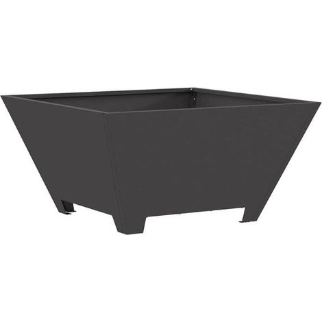 Braises noires 60 x 60 x 30 cm Acier (1/5)