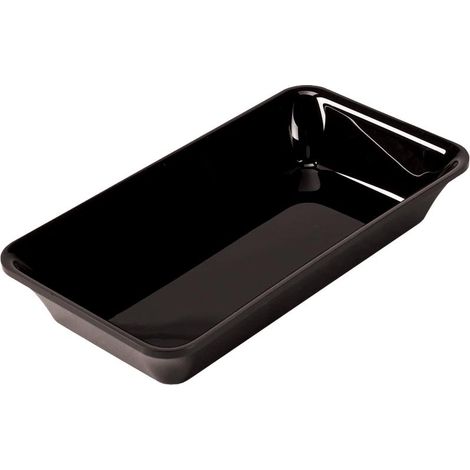 Plat Rectangulaire Plexi Noir Pour Plateau GN 1/3