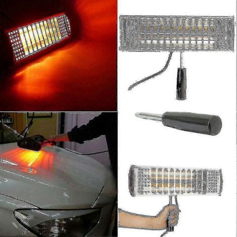 Lampe de séchage infrarouge de 1000 watts compatible avec la cuisson, spray corporel portable avec chauffage infrarouge à ondes courtes (1/2)