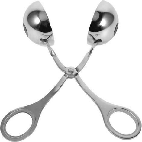 Meatball spoon fork clips, meat ballerina tongs, culinary item, food cutting tool, DIY (L) - MOO (1/4)