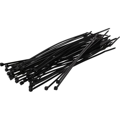 Serre-câbles Noirs 160 x 2,5 mm - Attache-câble UV (1/3)