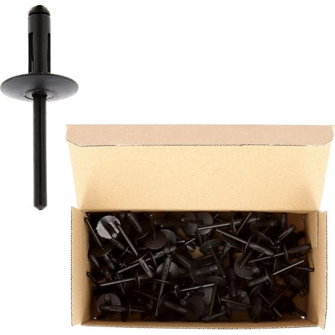 rivet plastique ø 6 mm bouclier et carter d'aile / pare-boue (1/3)